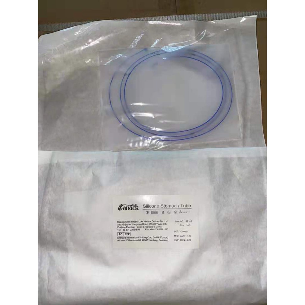 Dây nuôi ăn silicone, ống nuôi ăn dạ dày, xông dạ dày, sonde nuôi ăn silicone, dùng lâu - Canack Thượng Hải - Ảnh 4