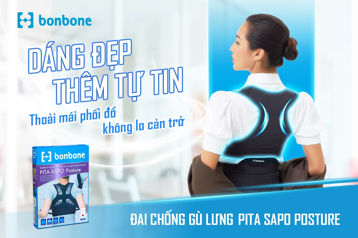 Đai Chống Gù Lưng – Pita Sapo Posture - BonBone - Ảnh 3