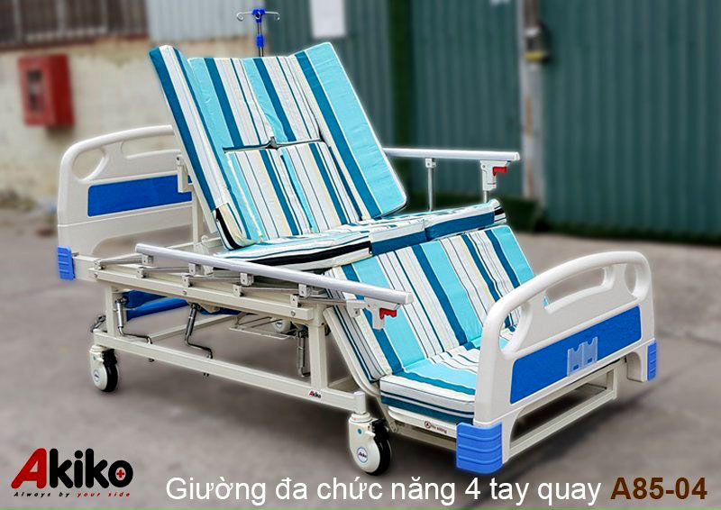 Giường Bệnh Nhân Đa Chức Năng AKIKO A85-04 - Ảnh 7