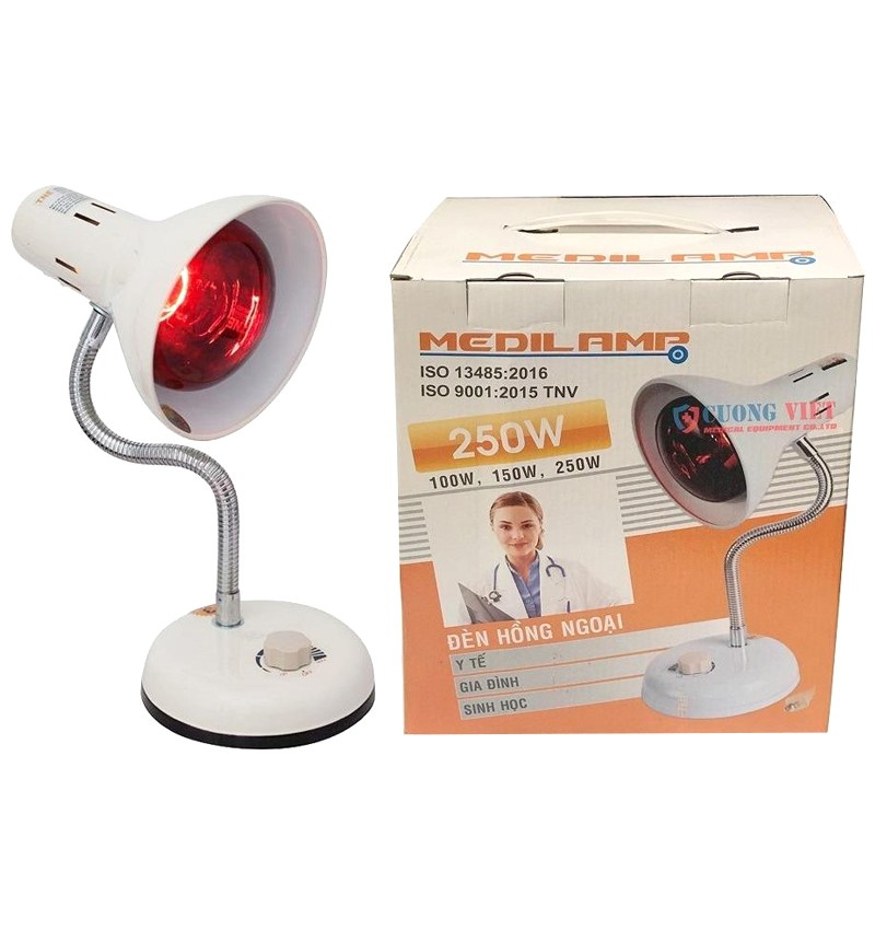 Đèn hồng ngoại chân thấp Medilamp (kèm bóng rẻ)