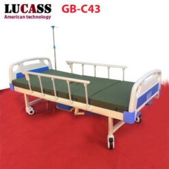 Giường y tế 3 tay quay Lucass GB-C43 (GB-3A) có bô vệ sinh - Ảnh 2