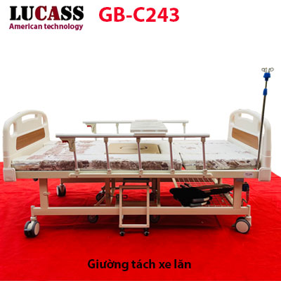 Giường tách xe lăn Lucass GB-C243 (GB-6E) - Ảnh 3