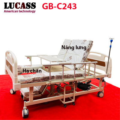 Giường tách xe lăn Lucass GB-C243 (GB-6E) - Ảnh 2