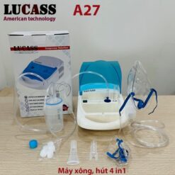 Máy xông hút 4 in 1 Lucass A27 (xông mũi, xông họng, hút mũi, hút mụn) - Ảnh 3