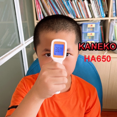 Súng bắn nhiệt độ trán - Nhiệt kế điện tử đo trán Kaneko HA650 - Ảnh 3