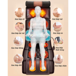 Đệm massage toàn thân, nệm mat xa tại nhà, ghế massage phục hồi giảm đau nhức hỗ trợ tuần hoàn máu - Ảnh 4