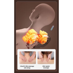 Đệm massage toàn thân, nệm mat xa tại nhà, ghế massage phục hồi giảm đau nhức hỗ trợ tuần hoàn máu - Ảnh 3