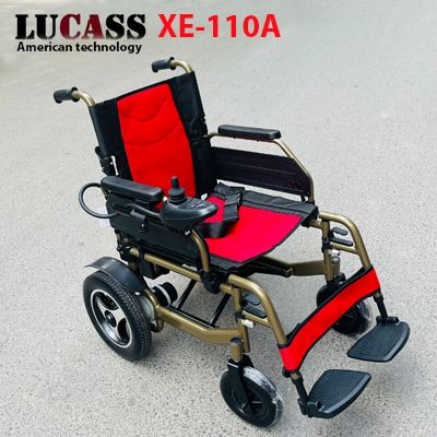 Xe lăn điện Lucass XE-110A new phanh tự động