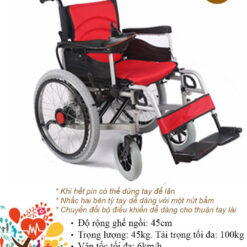 Xe Lăn Điện AKIKO A95 Có Lăn Tay Nhập Khẩu - Ảnh 6