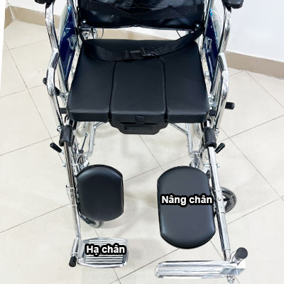 Xe lăn đa năng có bô vệ sinh ngả nằm chống lật Lucass X7A - Ảnh 12