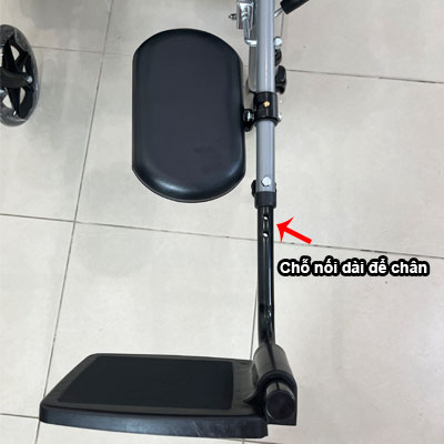 Xe lăn đa năng Lucass X67 bánh đúc, có bô vệ sinh ngả nằm chống lật - Ảnh 3