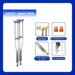 C01/C11 - Nạng Inox Cao Cấp