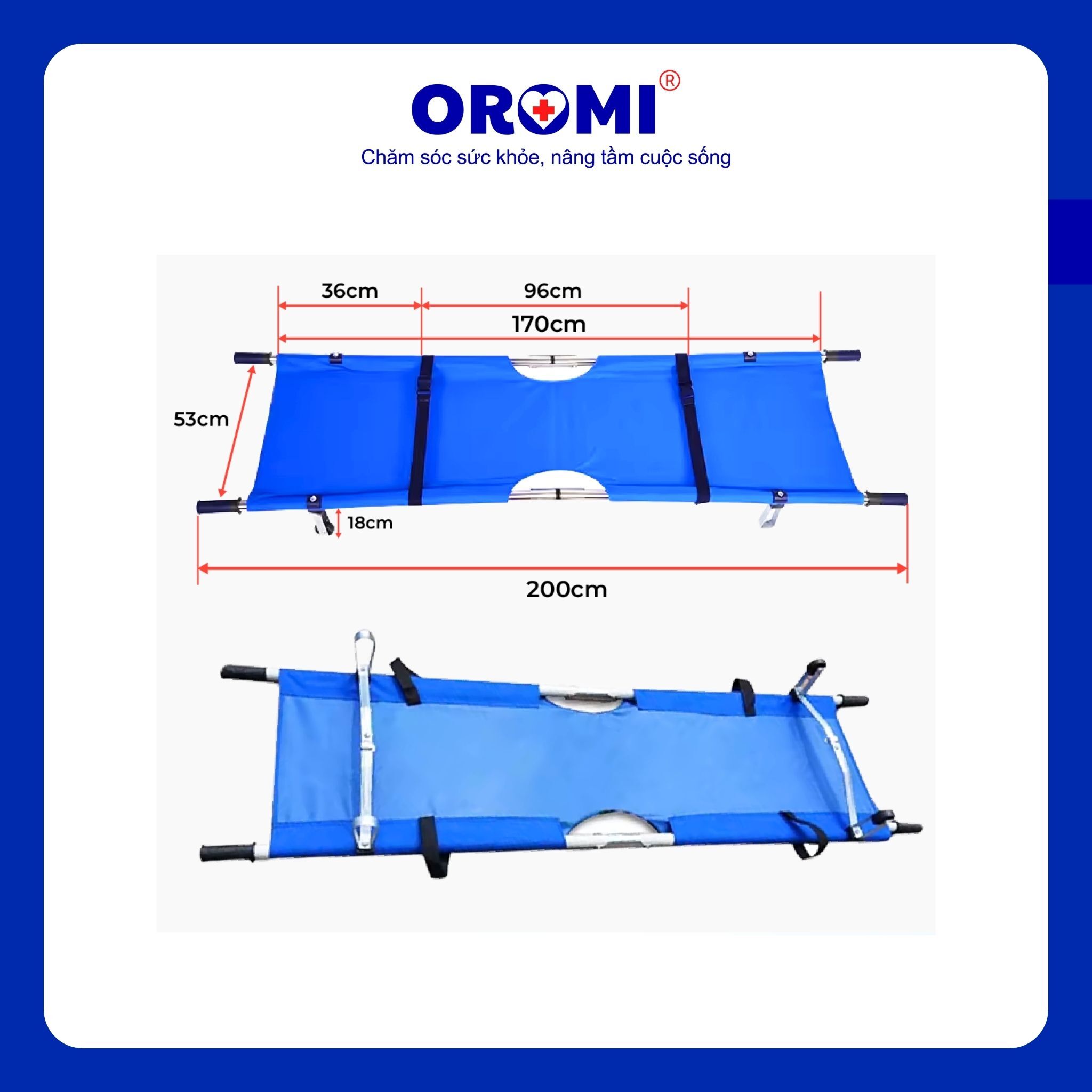 CA-01 - Cáng Cứu Thương Gấp Gọn - Ảnh 5