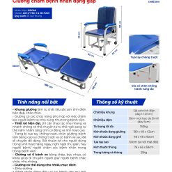 A01-I/FKC-1 & JD-FA01 - Giường Chăm Bệnh Nhân Dạng Gấp - Ảnh 4
