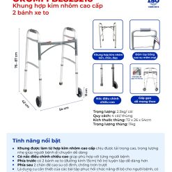 FBL825218 - Khung Tập Đi Hợp Kim Nhôm Cao Cấp - Ảnh 3
