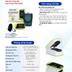 CMS50D1-PRO - Máy Đo Nồng Độ Oxy Trong Máu SpO2 - Ảnh 3