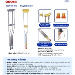 C01/C11 - Nạng Inox Cao Cấp - Ảnh 3