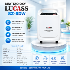 Máy Tạo Oxy 5 Lít Lucass SZ-6DW