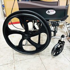 Xe lăn Lucass X96 bánh đúc, rộng ngang cho người to béo - Ảnh 9