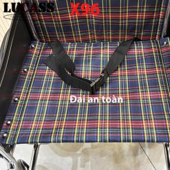 Xe lăn Lucass X96 bánh đúc, rộng ngang cho người to béo - Ảnh 6